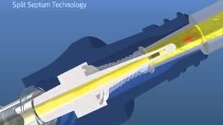 MicroClave Clear Split Septum Technology