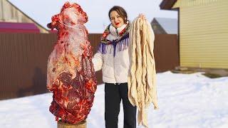 Meat in the Gut. Horse Sausage Shuzhuk / Elin Gabsel