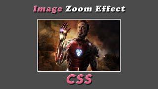 Image Zoom Effect Using HTML & CSS @NikhilsCode