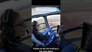 Tune in for pt 2! #femalepilot #helicopter #aviationlife #flyinglifegoals #avgeek #pilotgirl
