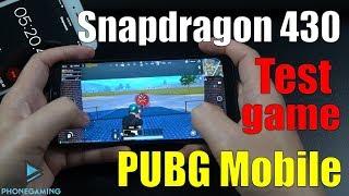 Qualcomm Snapdragon 430 | Test game PUBG Mobile