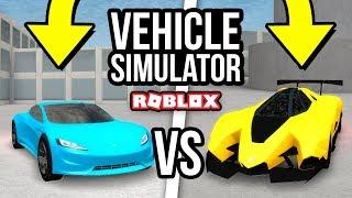 TESLA ROADSTER vs LAMBORGHINI EGOISTA - Roblox Vehicle Simulator #32