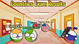 Countries Exam Results[Funny And Interesting]  #countryballs #worldprovinces