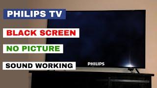 Philips TV Black Screen FIX! No Picture on Philips TV!