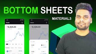 Jetpack Compose BottomSheets Tutorial | Material3 UI Component Guide