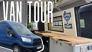 FULL VAN TOUR | (FOR SALE) - DIY Ford Transit Campervan Conversion