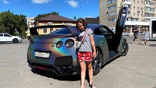 АВАРИЯ NISSAN GTR35 ПОЛНОЕ ВИДЕО