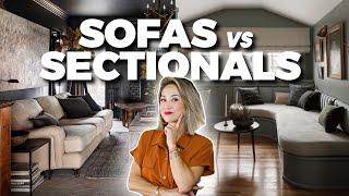 SOFAS vs. SECTIONALS: Which is BETTER for Small Spaces? | Julie Khuu