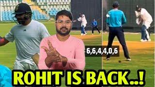 ROHIT IS BACK | MUMBAI RANJI TEAM के साथ खतरनाक Batting | CRICKET UPDATE