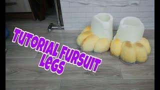 Fursuit Tutorial paws on legs /Туториал фуртапки