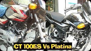 Bajaj CT 100 ES Vs Platina Comfortech | 2018 BS4 Comparo | Detailed Review