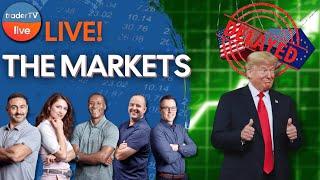 Markets Rebound on EU Tariff Delay  $NVDA $COST Earnings THIS WEEK | Live Trading May 27