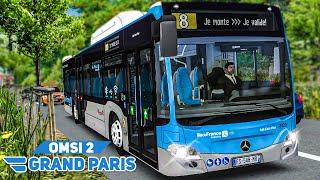 OMSI 2 GRAND PARIS MOULON: Wilder Verkehr auf der Überlandstrecke | Citaro 2 NGT | Bus Simulator