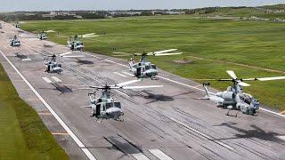 US Launching Massive Number of Marines Helicopters