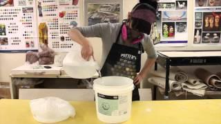 Mixing Dry Glaze