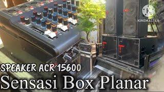 Cek Suara Bass Dari Box Planar Speaker Acr 15600