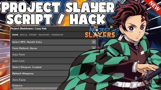 NEW Project Slayers Script Hack Pastebin GUI: Auto Muzan Farm, Infinite Spins, Auto Farm + Auto Loot