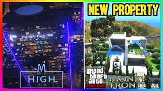 GTA ONLINE NEW MILE HIGH CLUB PROPERTY, Mansions, MONEY FRONTS DLC, Luxury Properties (GTA 5 Update)