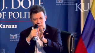 A Conversation with President Juan Manuel Santos at KU