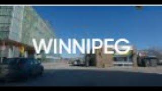 Sunny Winter Driving Winnipeg Manitoba Canada 4K 24fps HD Video