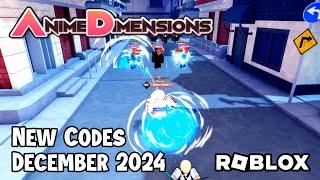 Roblox Anime Dimensions Simulator New Codes December 2024