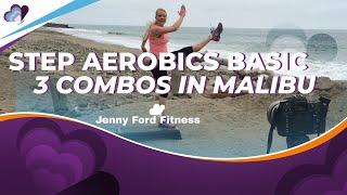 Step Aerobics Basic | Malibu | 42 Minutes | 4 Combos | At-Home Workout | Cardio Step Across America