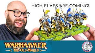 High Elves Warhammer The Old World - Getting Ready For 2025 #warhammer #miniaturepainting #highelves