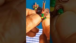 Copper wire and beads creation