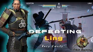 Defeating Ling in Shadow Fight 3  Chapter IV | Fikle Gaming