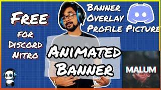 How to create FREE Custom animated logos and animated banners for discord from mobile | Malum