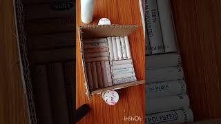 Diy With waste Thread  Spools Organizer with Card board 