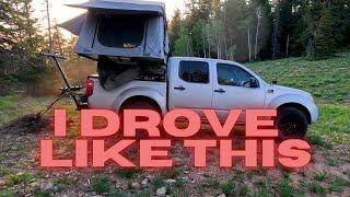 I DROVE AWAY LIKE THIS?? July Camping in the Uinta's!