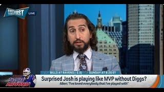 FIRST THINGS FIRST | Nick Wright CONCERNED Josh Allen, Bills Only Look Great Because BAD Teams | NFL