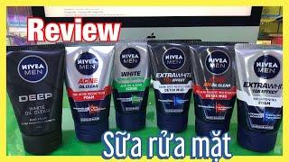 review sữa rửa mặt nivea men dành cho nam | shop mỹ phẩm trọng thủy