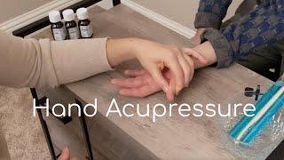 ASMR - Healing Acupressure and Hand Reflexology for Pain Relief