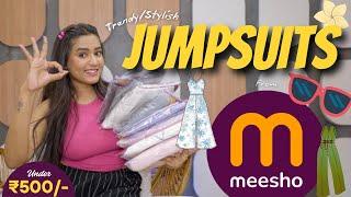 All new JUMPSUITS from MEESHO | Budget friendly | New Collection | Tryon | Gimaashi