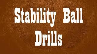 How to Bull Ride - Stability Ball Drills