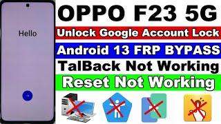 OPPO F23 5G FRP BYPASS/Unlock Android 13 - Clone Phone Not Open - Without Pc Latest Security 2023