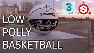 Modeling a Low Polly Basketball using 3ds Max and Substance