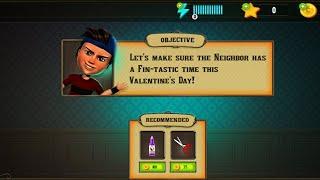 #Level 11 The Scary Stranger 3D|| Let's Make Sure The Neighbor Has A Fin Tastic    Valentine's day .