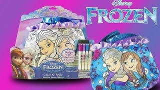 Disney Frozen Color Fashion Purse Activity Elsa and Anna - DC Toy Club