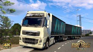 Volvo heading DOUBLE TRAILER|Euro truck simulator 2