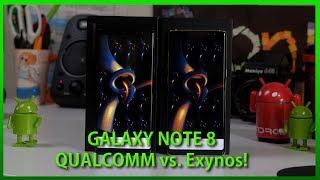 Galaxy Note 8 Qualcomm vs. Exynos Benchmark Comparison!