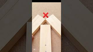 How to Join Wood Diagonally! #woodworkingtips