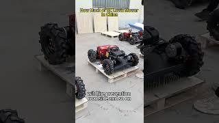 Affordable remote operated wheeled lawn trimmer for sale with best price #rasenmäher #slopemower