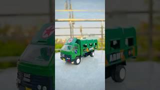 "Army Truck Toy Unboxed – Realistic Look & Big Wheels! "