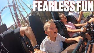 SIX-YEAR-OLD KID FOLLOWS IN HIS BROTHER'S FOOTSTEPS | CONQUERS TERRIFYING ROLLER COASTER