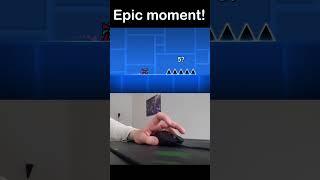 Epic GIGACHAD moment in Geometry Dash!