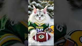 Cats in NFL jersey! cute cat aicat kitten meowtube catmemes catstory #ai #cat #cute #aicat #catlover