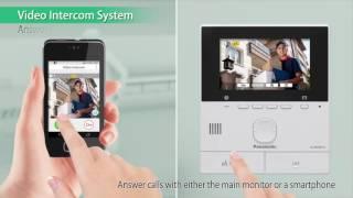 Introducing the VL-SVN511 wireless video intercom system from Panasonic